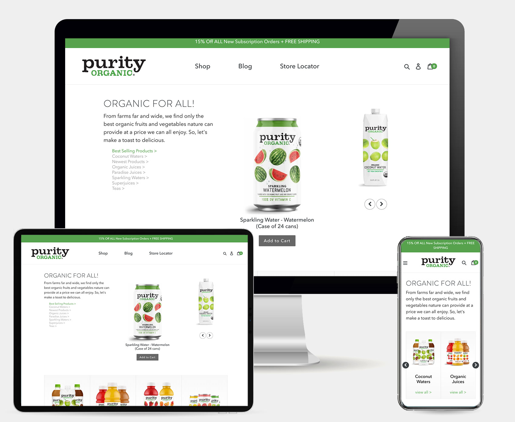 Web Design + Shopify Integration